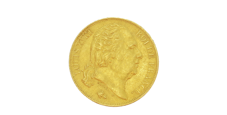Monnaie, 20 Francs, Louis XVIII, Or, 1817, Lille (W), P14791